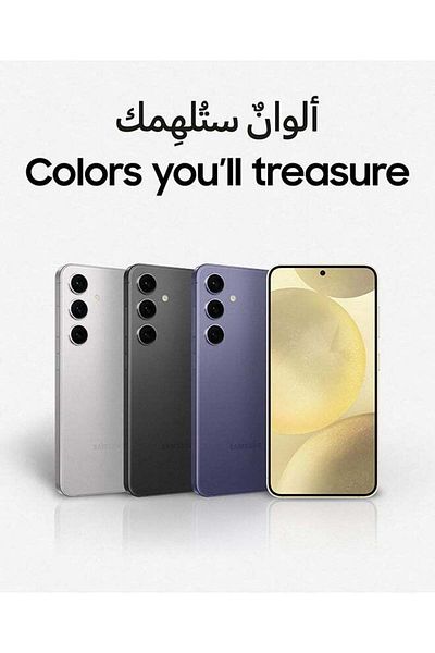 Samsung Galaxy S24 5G |256GB ROM |8GB RAM|Onyx Black|Android 14, One UI 6.1| Processor Exynos 2400