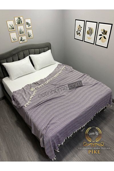 Çetinhome Traditional Fringed Cotton Pique