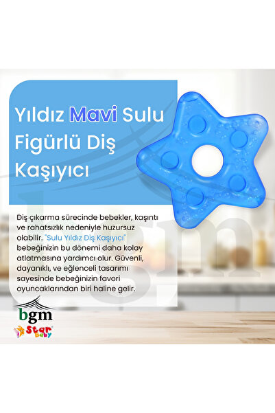 bgm Sulu Diş Kaşıyıcı Diş Kaşıma Oyuncağı BPA İçermez