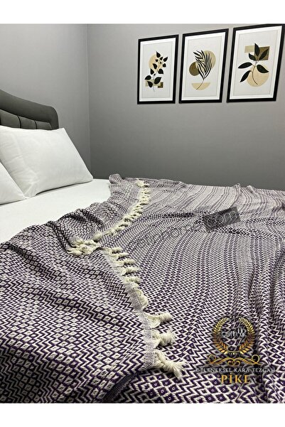 Çetinhome Geleneksel Saçaklı Pamuk Pike