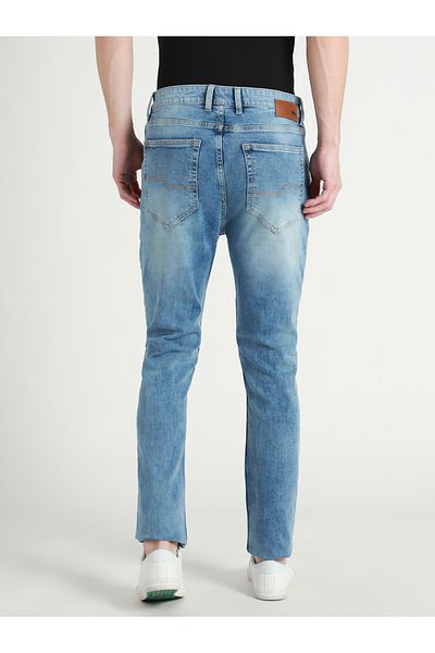 Dennis Lingo By Styli Mid Rise Slim Fit Faded Jeans