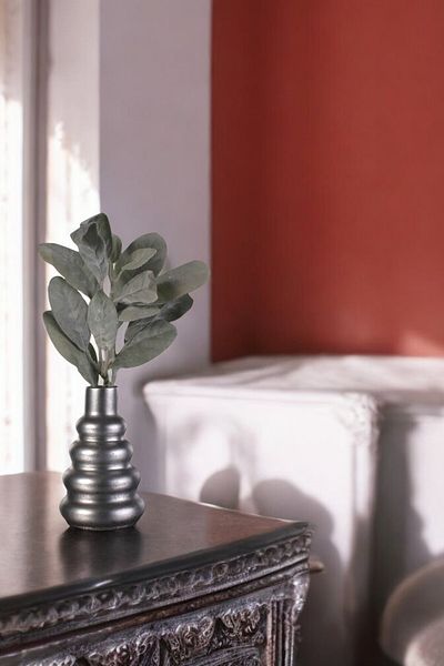 Evene Small Vase - Table Top Vase, Home Decoration, Silver Antique Color Model 8