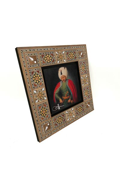 Sadrazam Yavuz Sultan Selim Printed Mdf Table 20X20 Krt-148