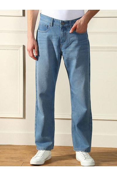 Dennis Lingo By Styli Mid Rise Relaxed Fit Clean Look Jeans