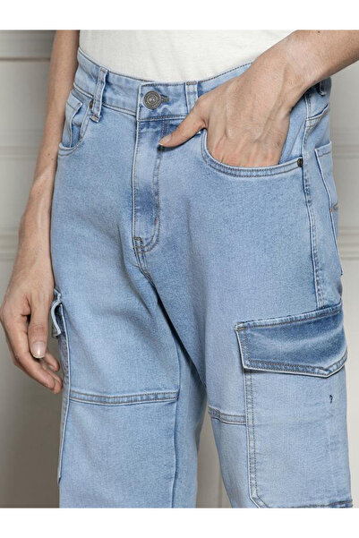 Dennis Lingo By Styli Mid Rise Relaxed Fit Light Fade Stretchable Jeans