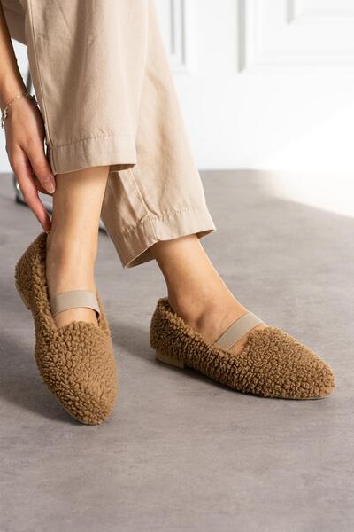 Moda Frato Modafrato MF-500 Lastikli Kadın Ev Babeti Ev Ayakkabısı Ev Botu Terlik