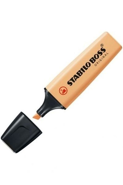 Stabilo Boss Highlighter Pastel Matte Orange Pen