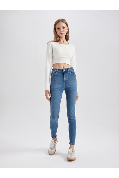 DeFacto High Rise Skinny Fit Ankle Length Jeans