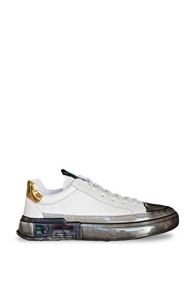 Guja 24k510-2 Hakiki Deri Erkek Casul Sneaker Beyaz
