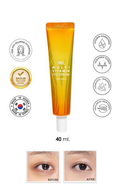 MBL Teresia Multi Vitamin Eye Contour Cream with Vitamin C for Under-Eye Dark Circles 40 ml