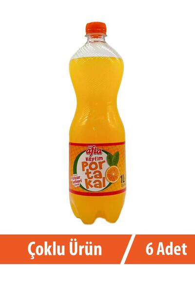 Afia Keyfim Portakallı Gazoz 6x1 Lt