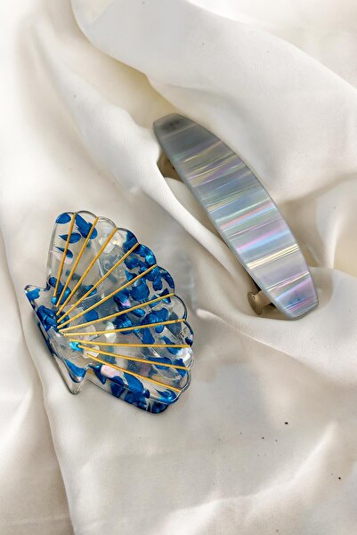 New Obsessions Set de agrafe din acetat și agrafe automate de păr