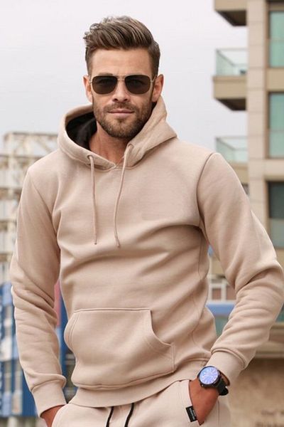 BayBayan Ανδρικό εποχιακό φούτερ με κουκούλα Oversize