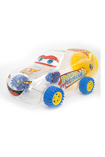 Fab N Funky مكعبات بناء جزيئات كبيرة معلبة على شكل سيارة - 48 قطعة، لعبة تعليمية للأطفال