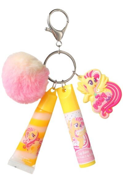 Miniso My Little Pony Lisanslı Ponpon Anahtarlıklı Dudak Bakım Seti