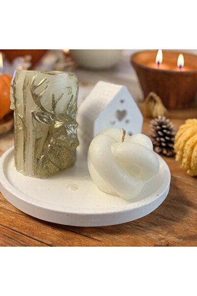 MissTulinaKozmetik 2025 özel tasarim yeni yıl dekoratif pinterest mum seti