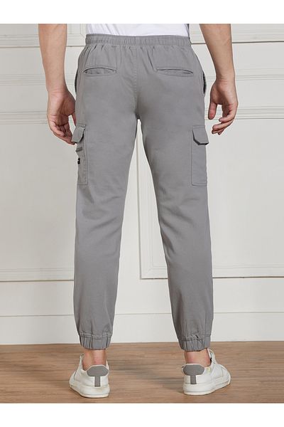 Dennis Lingo By Styli Cotton Lycra Stretchable Regular Fit Cargo Joggers