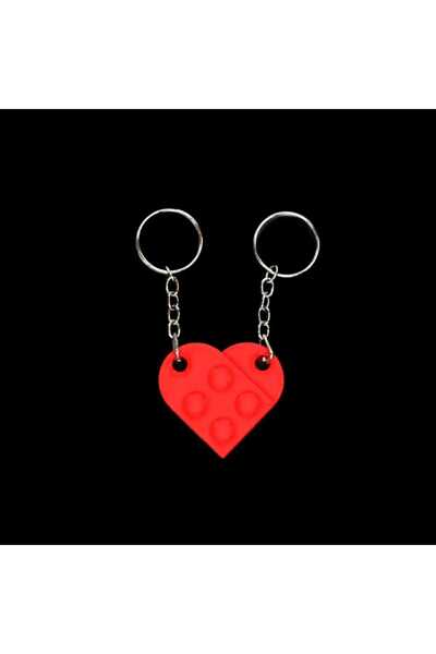 Home Kalp anahtarlık sevgili biri sende biri bende lego şeklinde anahtarlık