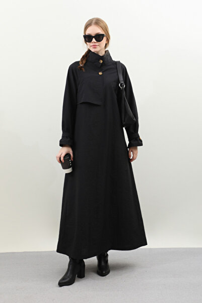 ZÜLAYS Black Parachute Dress - Half Windbreaker