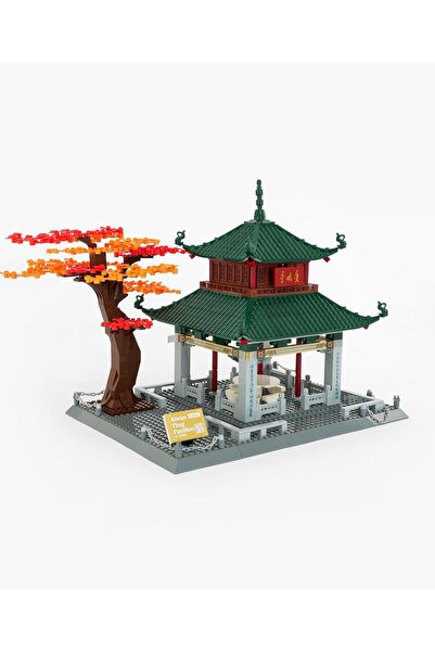 Fab N Funky Wange Ting Aiwan Pavilion Building Set, 987 Pieces, Modular Collection, 6+ Years, 54x44x77.5cm