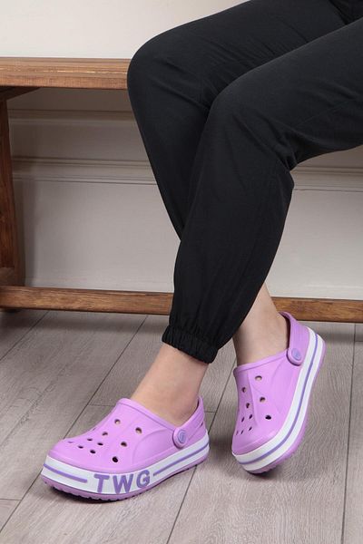 İncim Lilac Orthopedic Comfort Nurse Doctor Cook Women's Slippers & Sandals
