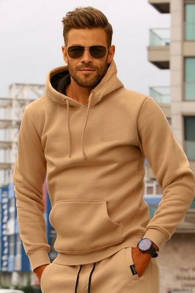 BayBayan Ανδρικό εποχιακό φούτερ με κουκούλα Oversize