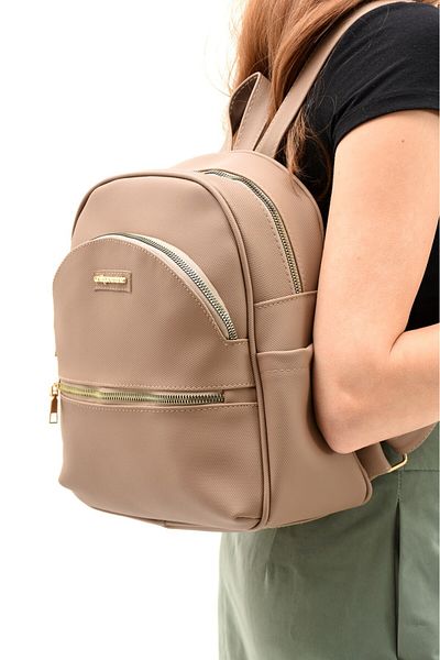 MEGA Multi-Compartment Medium Size Lakos Leather Backpocket Stainless Accessory Waterproof Women's Backpack