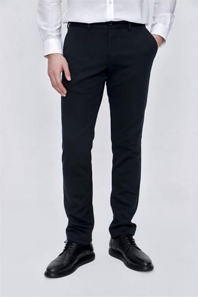 BayBayan Men's High School Lycra Comfortable Fabric School Pants