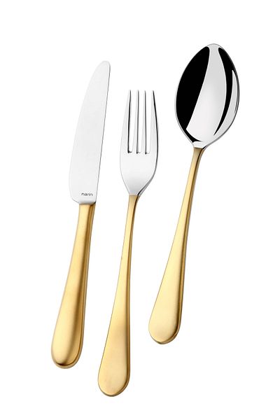 Narin Epsilon Dinner Fork - Matt Gold - 12 Pieces