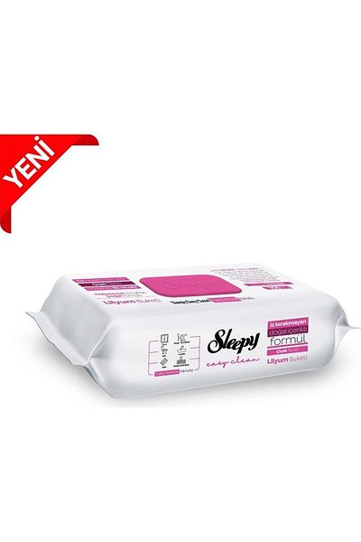 Sleepy Pack of 100 Easy Clean Lilies Bouquet Surface Cleaning Towels