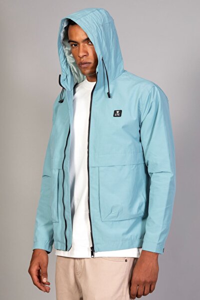LTC Jeans Ανοιξιάτικο ανδρικό μπουφάν Aqua Green Lined Thin Seasonal