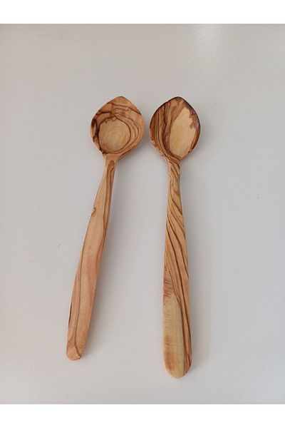 oliveforestwood Olive Tree - 2 Wooden Spoons