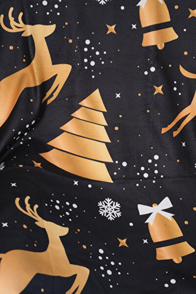 moris home CHRISTMAS PATTERNED TELEVISION BLANKET 130X170