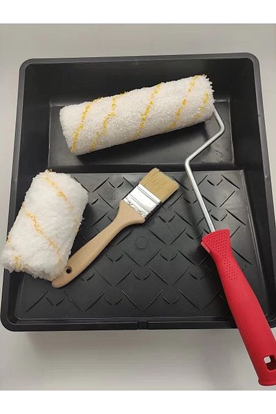 Sanatsal Dünya Set with Roll-French Painting Utensils-7