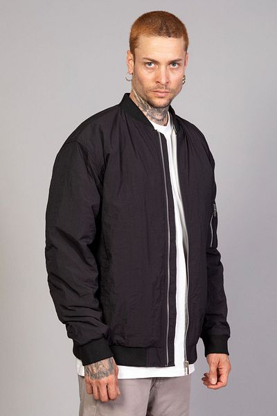 LTC Jeans Μαύρο κανονική εφαρμογή / Crinkle ύφασμα καπιτονέ Pilot ανδρικό μπουφάν (άνοιξη-φθινόπωρο-χειμώνας)