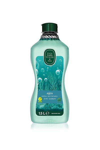 Eyüp Sabri Tuncer 1.5 Liter Aqua Natural Olive Oil Liquid Soap Pet Bottle