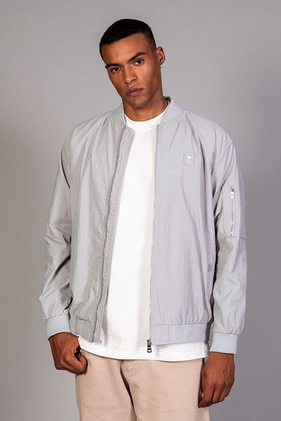 LTC Jeans Γκρι Regular Fit / Crinkle Fabric Seasonal Pilot Ανδρικό μπουφάν