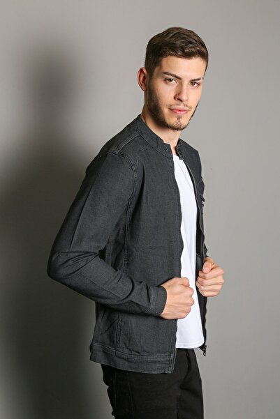 LTC Jeans Ανδρικό τζιν μπουφάν με φερμουάρ τσέπης