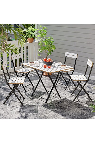 Güzelkan 4 Kişilik Bistro Takım Bahçe Masa Sandalye