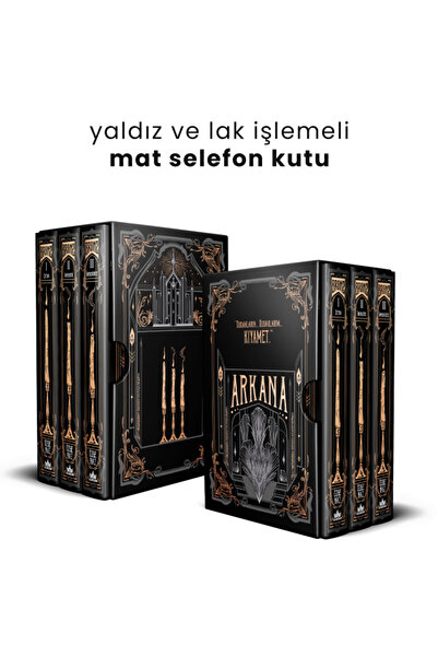 Ephesus Yayınları CİLTLİ KUTULU Guardian yayınları Özge NAZ Bronz seti 3 kitap kutlu set