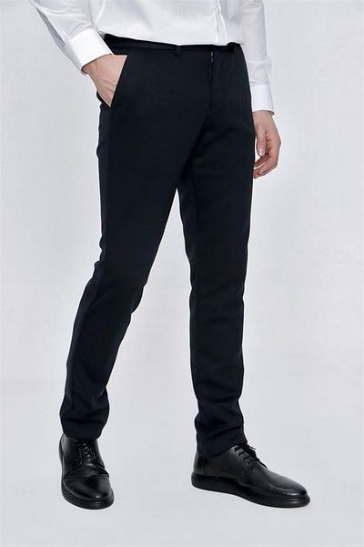 BayBayan Men's High School Lycra Comfortable Fabric School Pants
