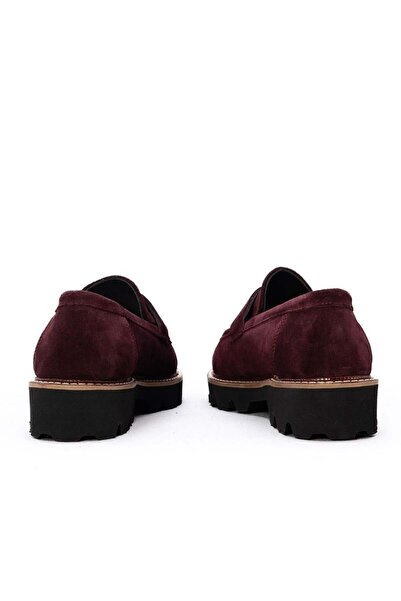 Gusse Adela Women's Khaki Suede Leather Loafers 141209 -2