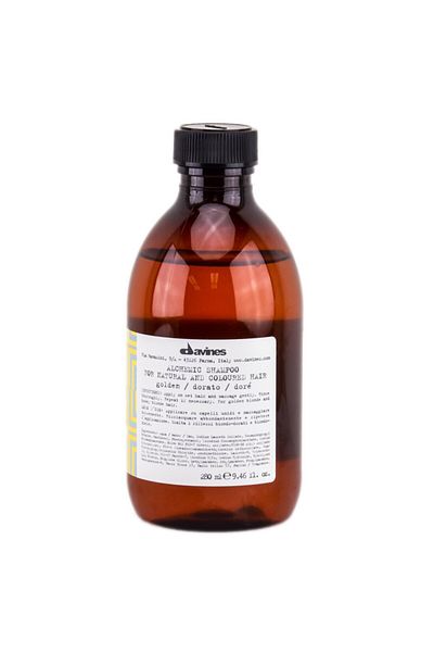 Davines Davines Alchemic Golden - Natural and Dyed Hair Protective Gold Shampoo 250 ml