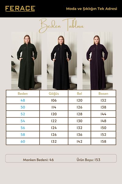 Ferace Women's Plus Size Top Coat