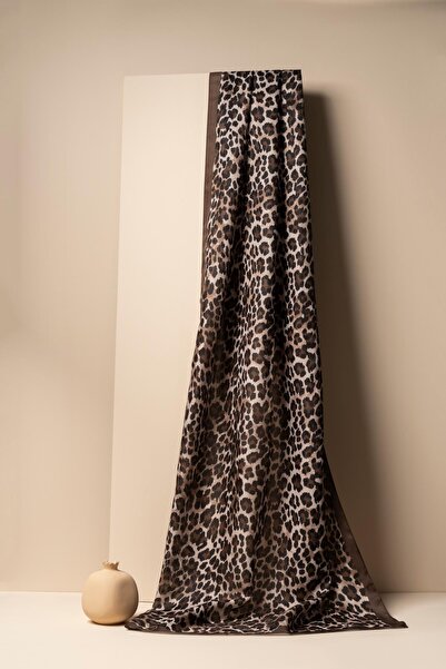 JAWEL Kadın Leopar Desen  Soft Şal