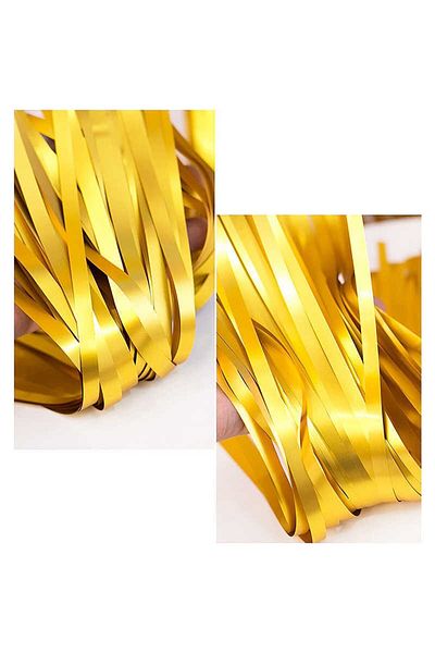 kidspartim Ματ Χρυσό Χρώμα Τραπέζι Φούντα 240x 75 cm