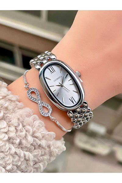 Homies Women's Wristwatch - Original Product - Bracelet Gift - 3 Atm Waterproof