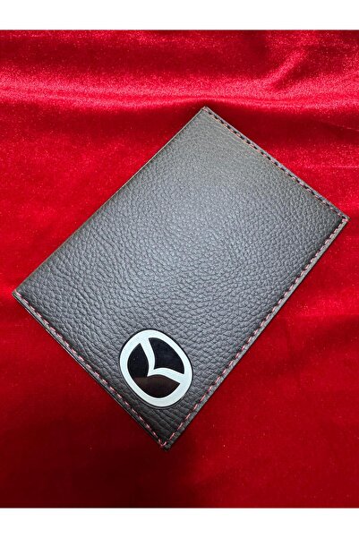 ATTA PAZARLAMA حافظة ترخيص من الجلد الأسود من زجاج شبكي منقوش، حافظة ترخيص، م...