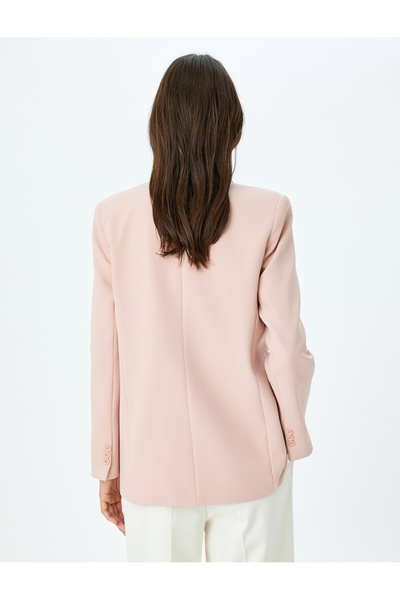 Koton Double Breasted Oversize Blazer Jacket