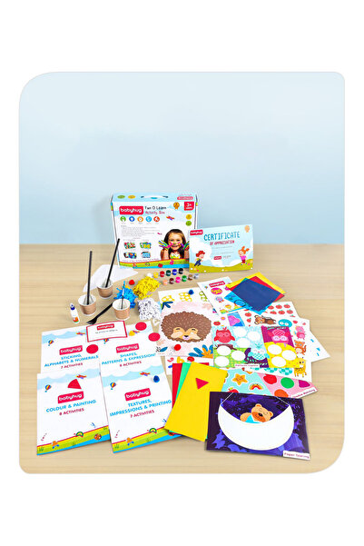 Babyhug Babyhug Fun O Learn Activity Box, DIY Activity Kit, Boosts Creativity, 3 Years+, Multi Color